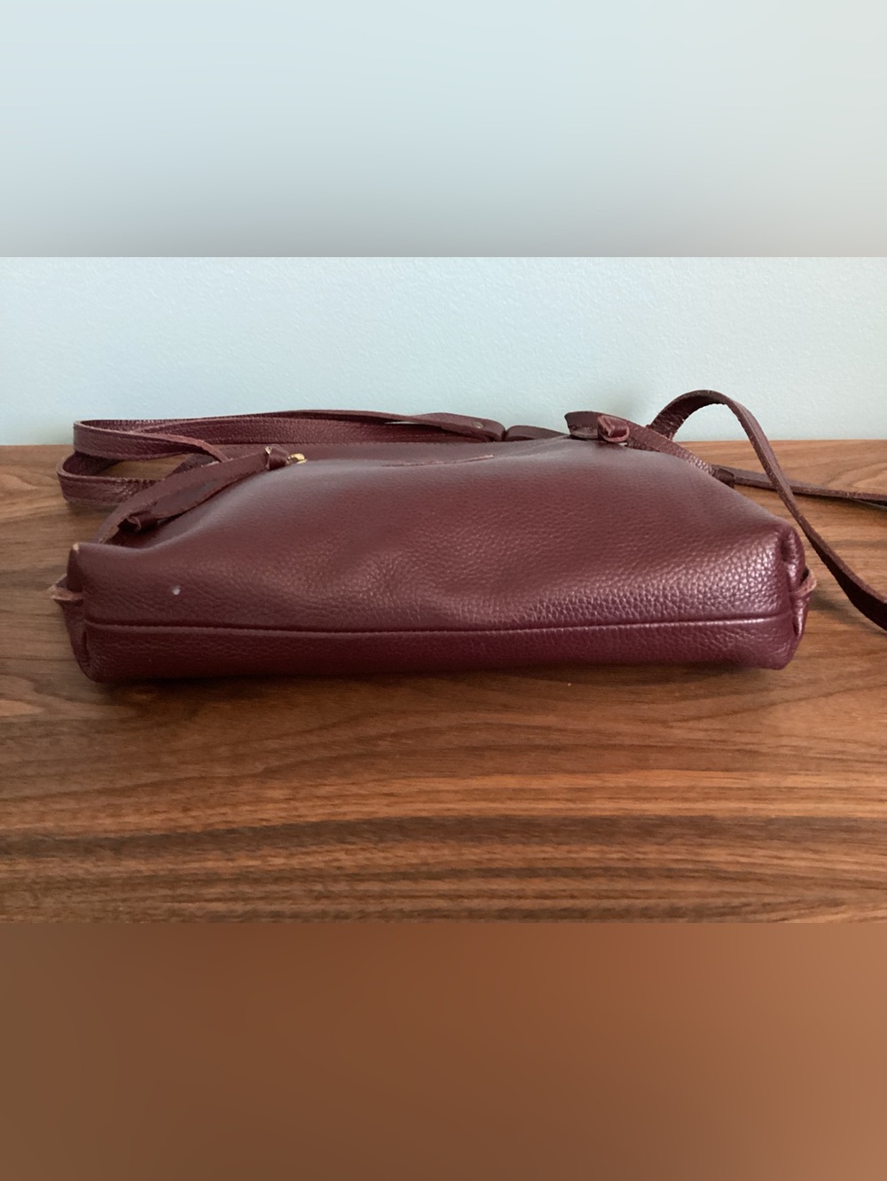 Roots Edie Bag Cervino Leather Dark Burgundy - Picture 4 of 9
